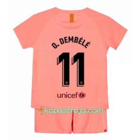 Billiga Fotbollströjor FC Barcelona O.Dembele 11 Barn Tredje tröja 2018/19 Kortärmad